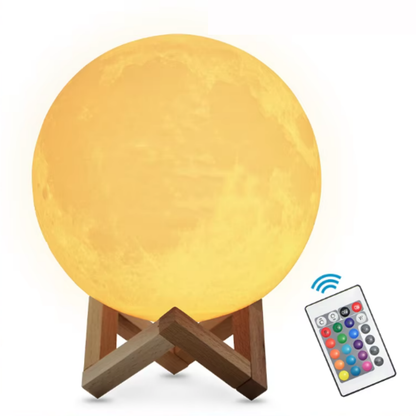 Lampara Lunar Led de 16 colores para niños